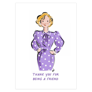 Betty White Thank You Greeting Card Cheap Sale Eastbay