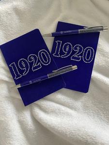 Beautiful velvet bling notebook & ink pen set Affordable Cheap Pice
