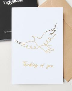 Thinking of You Greeting Card (Dove) Sale Online Online