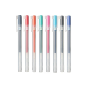 MUJI Gel Inc Ball Point Pen 0.38mm 8 Color Set Best Pices