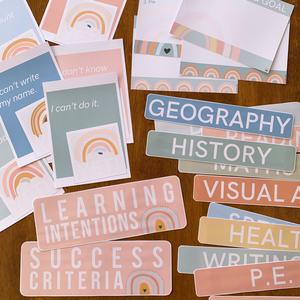 BOHO RAINBOW Visible Learning Pack Buy Cheap Largest Supplier