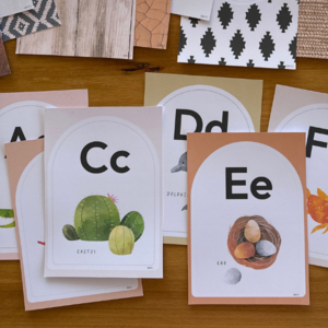 BOHO RANCH Alphabet Posters Cheap Sale Inexpensive