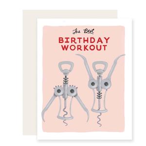 Birthday Workout Card Browse For Sale