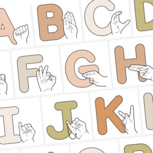BOHO RANCH ASL Alphabet Clearance In China