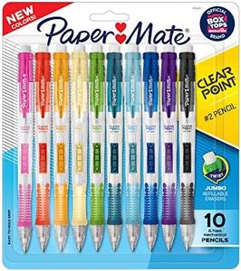 Paper Mate Clearpoint Mechanical Pencils 0.7mm, HB #2 Pencil Lead, 2 Pencils, School Supplies, Teacher Supplies, Drawing Pencils, Sketching Pencils, Assorted Barrel Colors, 10 Count Cheap New Styles