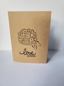 "Love You Bunches" Hydrangea | Handmade Card Countdown Package Online