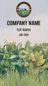 Agriculture Business Card Design Free Shipping Online