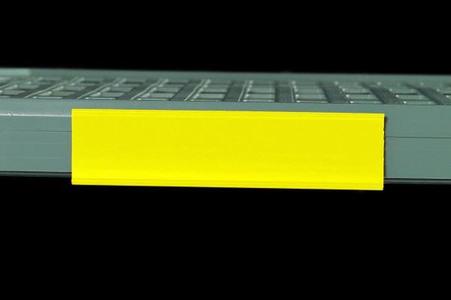 Metro CSM6-YQ Color Shelf Marker for Super Erecta Pro and MetroMax Q Industrial Plastic Shelving, Yellow, 6" L x 1.5" H Cheap Finishline