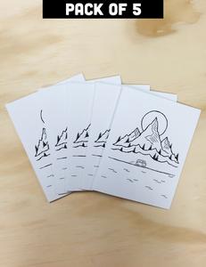 Greeting Card Pack of 5 | New Adventures Buy Cheap Affordable