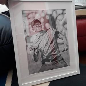 Tiger Woods original drawing Buy Cheap 100% Guaranteed