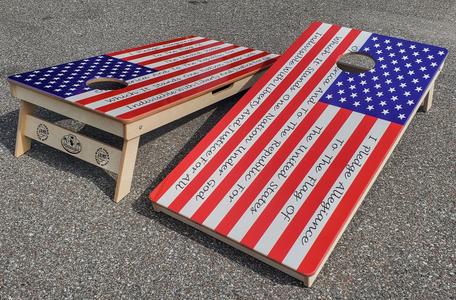 American Flag Pledge of Allegiance Themed Direct Print Boards Discount Authentic