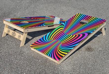 Neon Disc Themed Direct Print Boards Cheap Buy