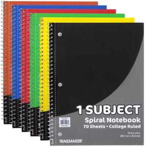 1-Subject Notebook, College Ruled, 70 Sheets Cheap Sale Popular