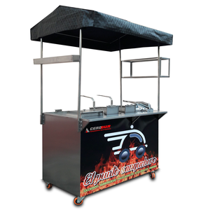 Carrito sanguchero en acero inoxidable Free Shipping Best Seller