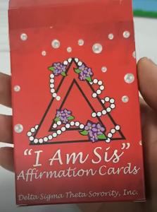 "I Am Sis" DST Affirmation Cards Free Shipping Pices