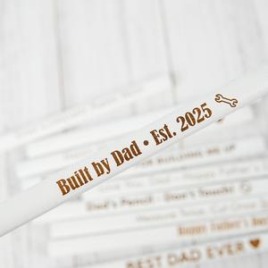 Customizable White Carpenter Pencil, Durable, Practical Gift for Dads & Craftsmen Best Pices Online