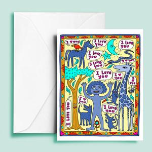 I Love You Greeting Card Cheap Best Sale