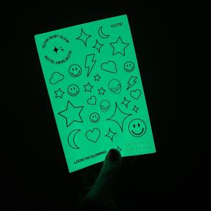 Nostalgia Glow | Glow in the Dark Sticker Sheet Cheap Sale With Mastercard