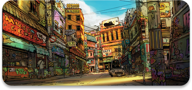 ClickyDuck Urban Chaos Deskmat/Mousepad Discounts Sale Online