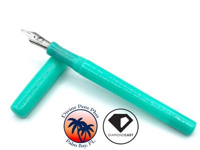 Caritas Fountain Pen - Aqua DiamondCast Buy Cheap New
