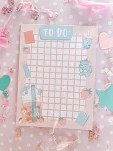 4x5 To Do List Boba Clearance Newest