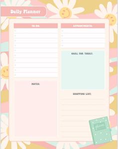 Daily Planner: Printable Websites For Sale