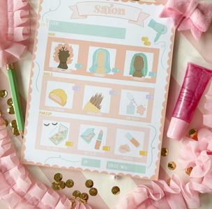 5.5x7 Salon Imaginative Play Notepad Discount Best Pices