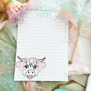 5x7 Shaggy Cow Notes Pad Cheapest Pice For Sale