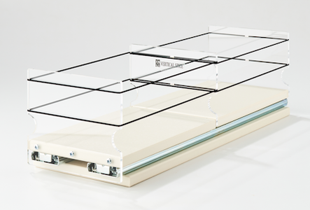 5x1x18 Storage Solution Drawer - Cream Cheap Sale Explore