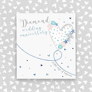 60th Wedding Anniversary Card (A20) Online Cheap Quality
