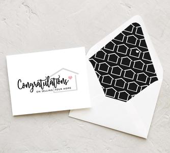 Realtor Congratulations on the Sale of Your Home Card | Shell Collection (Set of 10) Free Shipping Sale Online