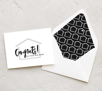 Brush - Congratulations on Your New Home Card (Set of 10) Clearance Get Authentic