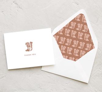 Cowboy Boots Thank You Card | Set of 10 Pay With Visa Cheap Online