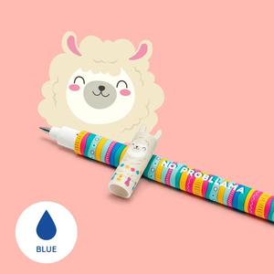 Erasable Gel Pen 'Llama' with Blue Ink Clearance Discounts