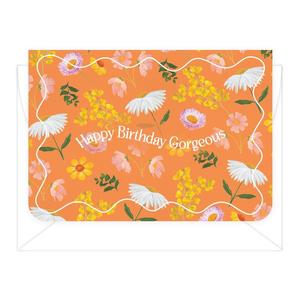 'Happy Birthday Gorgeous' Flower Fields Greeting Card Get To Buy Sale Online