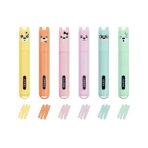 Teddy's Style Mini Pastel Highlighters 6pk Store Online