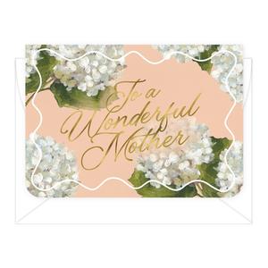 'To a Wonderful Mother' Hydrangeas Greeting Card Factory Outlet Cheap Pice