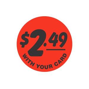 $2.49 with card - 1.25" Circle Label | Roll of 1,000 Clearance Online Official Site