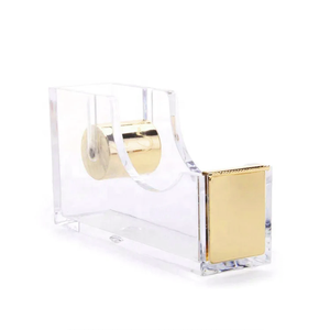 Acrylic Tape Dispenser 'Gold' Sast For Sale