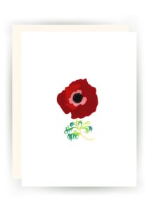 Anemone Greeting Card Fashionable Sale Online