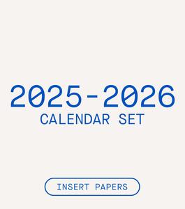 2025-2026 Calendar Set (New)Refill Best Sale Online