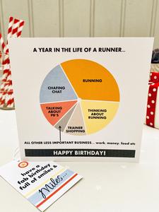 The Runner Birthday Card & Gift Tag Finishline Online