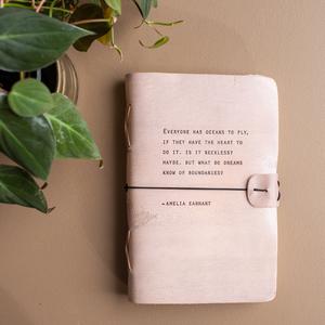 Amelia Earhart Artisan Leather Journal Buy Cheap Hot Sale