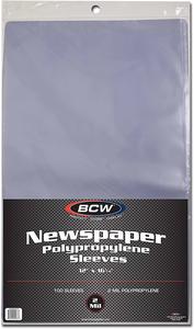 BCW 12x16 Newspaper Sleeves Sale Outlet