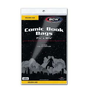 BCW Comic Bags, Golden (100 ct) Free Shipping Marketable