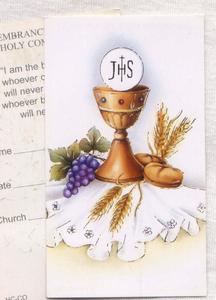 1st Communion Record prayer card 12/pkg IT93 Cheap Newest