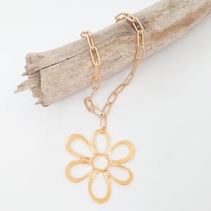 Abstract Daisy on XL Paperclip Visit