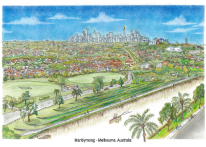 Maribyrnong postcard With Credit Card Online