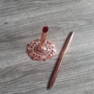 Rose Gold Stand Table Pen Discount Largest Supplier