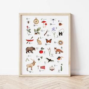 Affiche ducative | 12 x 16" - Abcdaire Huge Surprise